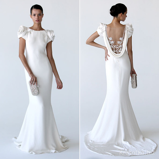 Модные свадебные платья 2012