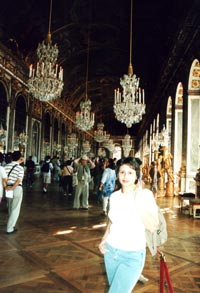 Париж. Зеркальная галерея в Версальском замке