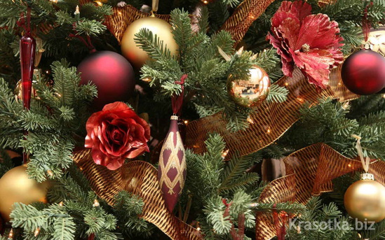 Украшение новогодней ели Украшение новогодней ели